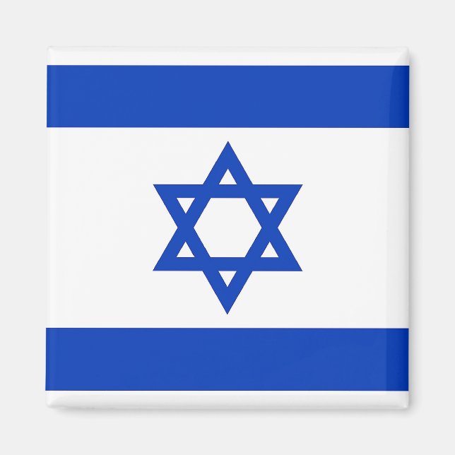 Íman Magnet com Bandeira de Israel (Frente)