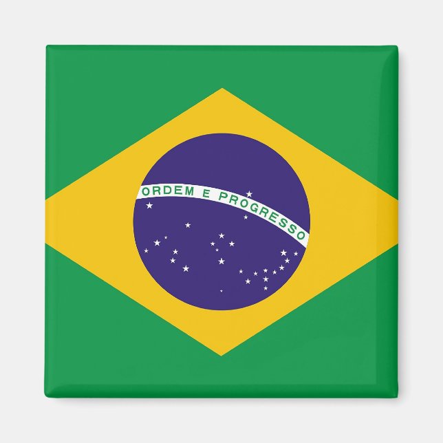 Íman Magnet com Bandeira do Brasil (Frente)