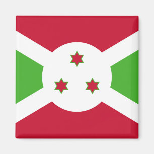 Íman Magnet com bandeira do Burundi