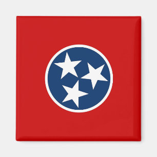 Íman Magnet com Bandeira do Estado do Tennessee - EUA