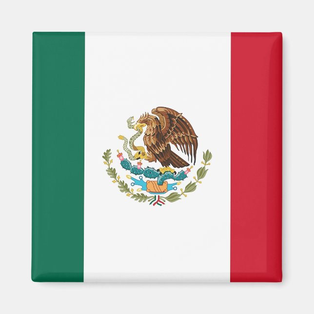 Íman Magnet com Bandeira do México (Frente)