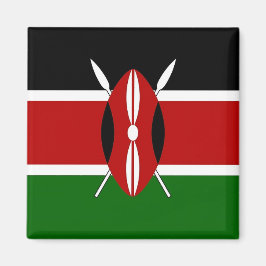 Íman Magnet com Bandeira do Quênia