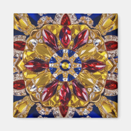 Íman Magnet com Design de cores da Colômbia