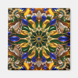 Íman Magnet com Design de cores do Brasil