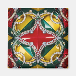 Íman Magnet com Design de Los Angeles Colors