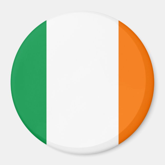 Íman Magnet com Flag da Irlanda (Frente)