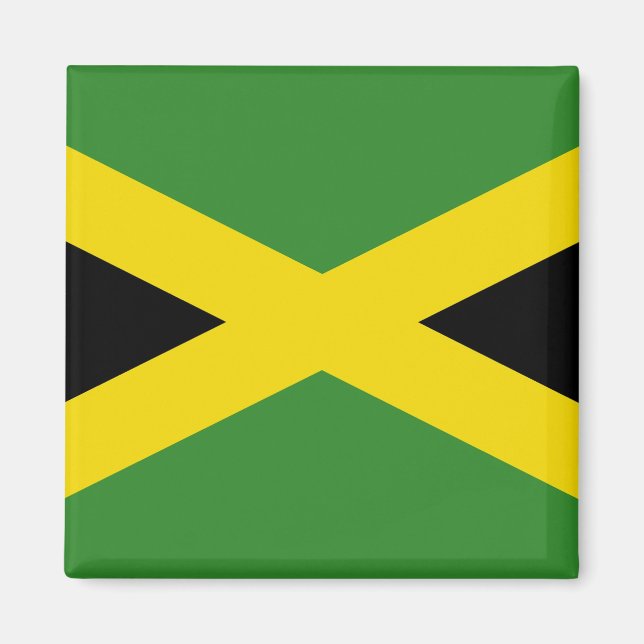 Íman Magnet com Flag da Jamaica (Frente)