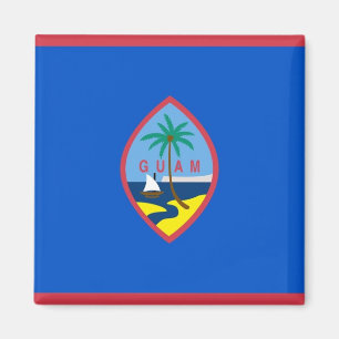 Íman Magnet com Flag de Guam - EUA