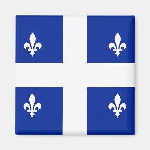 Íman Magnet com Flag de Quebec, Canadá