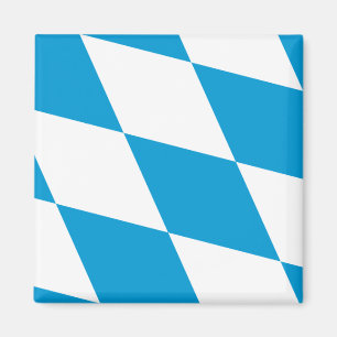 Íman Magnet com Flag of Bavaria, Alemanha