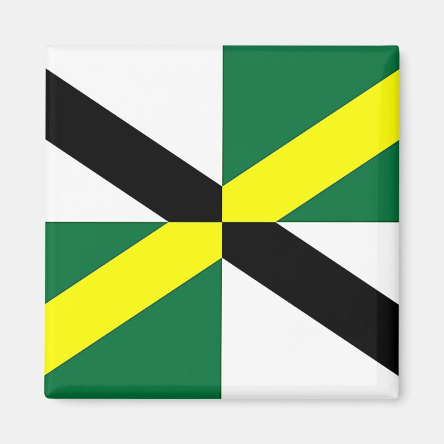 Íman Magnet com Flag of Monterey, Califórnia, EUA (Frente)