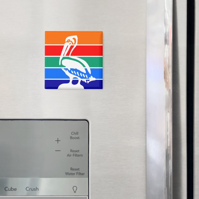 Íman Magnet com Flag of Ruas. Petersburg, Flórida (In Situ (Fridge))