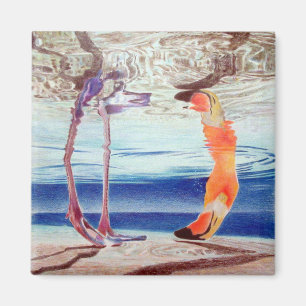 ÍMAN MAGNET COM FLAMINGO