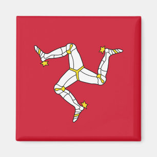 Íman Magnet com Isle of Man Flag, Reino Unido
