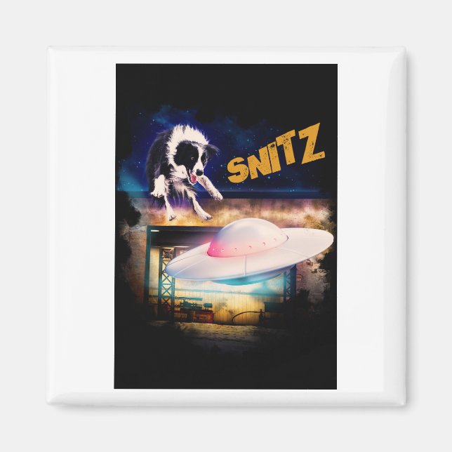 Íman Magnet com nitz do Reparo de Saucer de Bob (Frente)