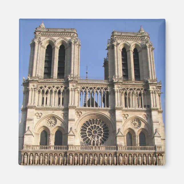 Íman Magnet com Notre Dame de Paris (Frente)