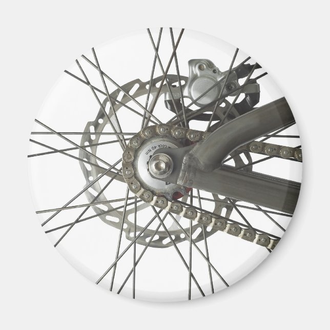 Íman Magnet com roda traseira de bicicleta (Frente)