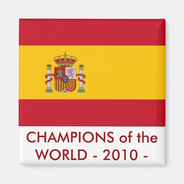 Íman Magnet com Sinalizador de Espanha (Frente)