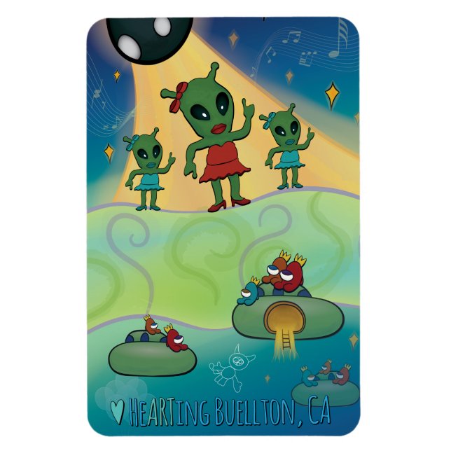 Íman Magnet - concerto de Alienígena (Vertical)