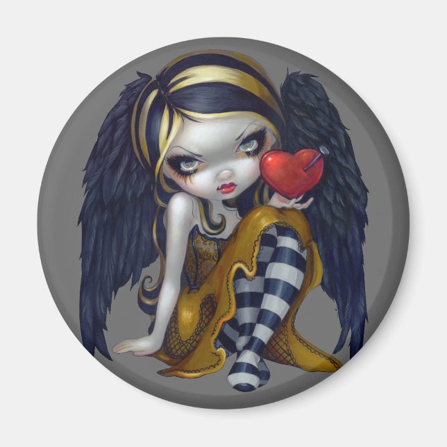 Íman Magnet "Coração das Unhas" (Frente)