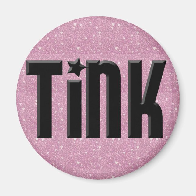 Íman Magnet - Corações Rosa (Frente)