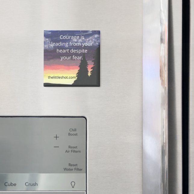 Íman Magnet - Cota de coragem, Quadrado (In Situ (Fridge))