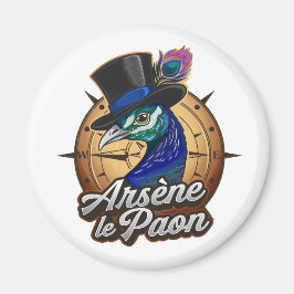 Íman Magnet couleur "Arsène le Paon"