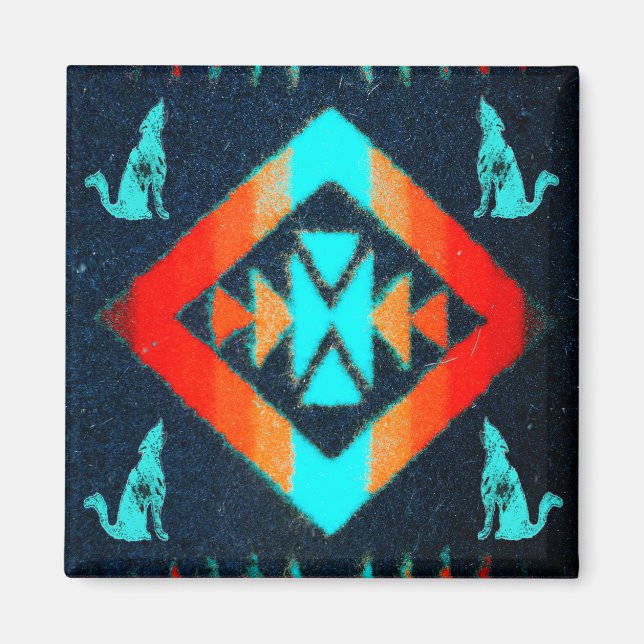 Íman Magnet Coyote Azul (Frente)