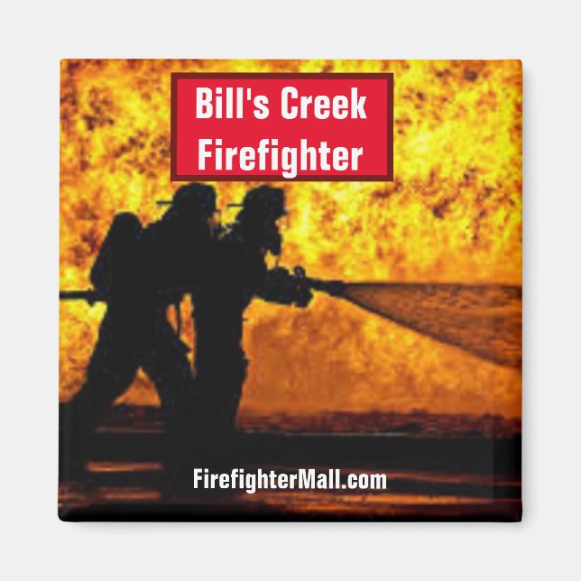 Íman Magnet Creek Firefighter do Bill (Frente)