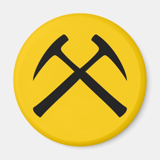 Íman Magnet Crossed Rock Hammers (Frente)