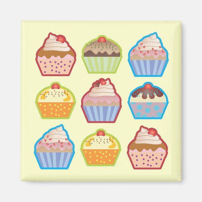 Íman Magnet Cupcakes Lotsa (Frente)