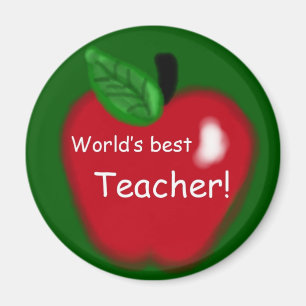Íman Magnet da Apple "O Melhor Professor do Mundo"
