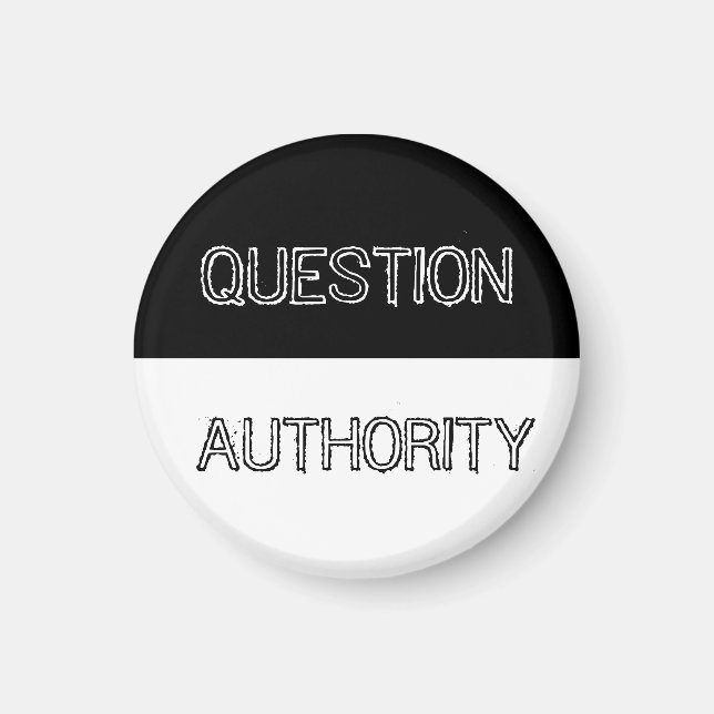 Íman Magnet da Autoridade de Pergunta (Frente)