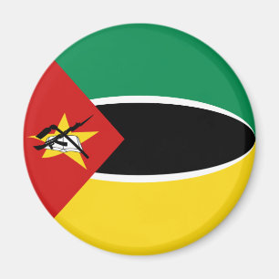 Íman Magnet da Bandeira de Moçambique