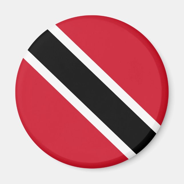 Íman Magnet da Bandeira de Trinidad e Tobago (Frente)