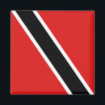Íman Magnet da Bandeira de Trinidad e Tobago<br><div class="desc">Íman decorativo com a bandeira de Trinidad e Tobago - Personalize-o: ajuste imagens; adicione um nome/slogan para presentes pessoais; adicione um logotipo de empresa/clube para itens de promocional © 2008 FlagAndMap.</div>