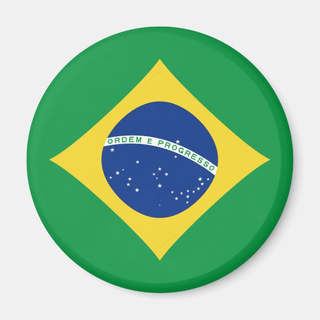 Íman Magnet da Bandeira do Brasil (Frente)