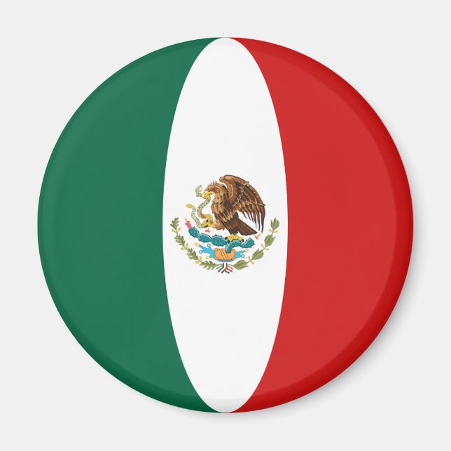 Íman Magnet da Bandeira do México (Frente)