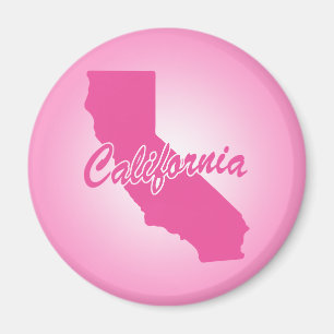 Íman Magnet da Califórnia, rosa,