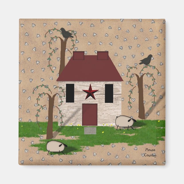 Íman Magnet da Casa Primitiva (Frente)