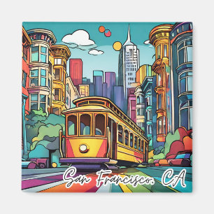 Íman Magnet da Cidade Funky Colecionável - São Francisc