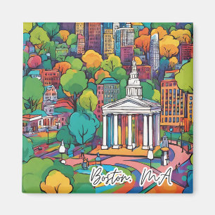 Íman Magnet da Cidade Funky Coletiva - Boston, MÃES