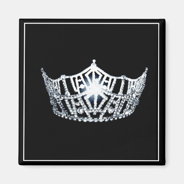 Íman Magnet da Coroa Americana Silver Corwn (Frente)