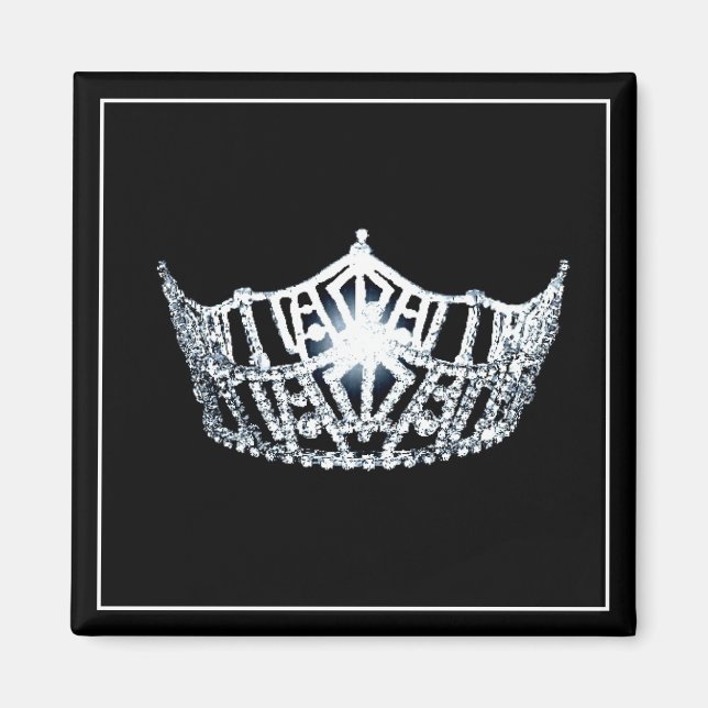 Íman Magnet da Coroa Americana Silver Corwn (Frente)