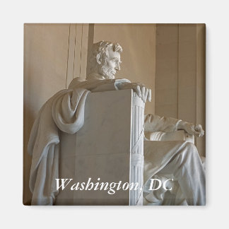 Íman Magnet da Estátua Lincoln Sideways