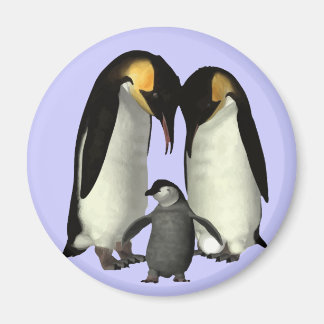 Íman Magnet da Família Penguin