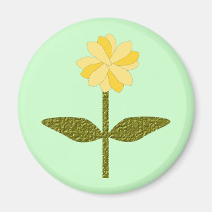 Íman Magnet da Flor Amarelo