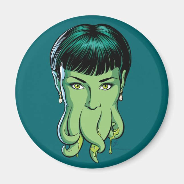 Íman Magnet da Garota Cthulhu (Frente)