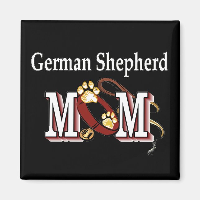 Íman Magnet da german shepherd (Frente)