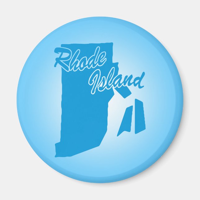 Íman Magnet da Ilha de Rhode (Frente)